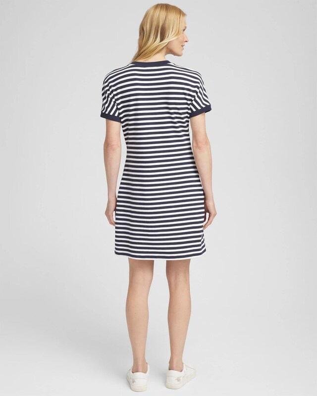 Zenergy Stripe Twist Front Dress - image 3